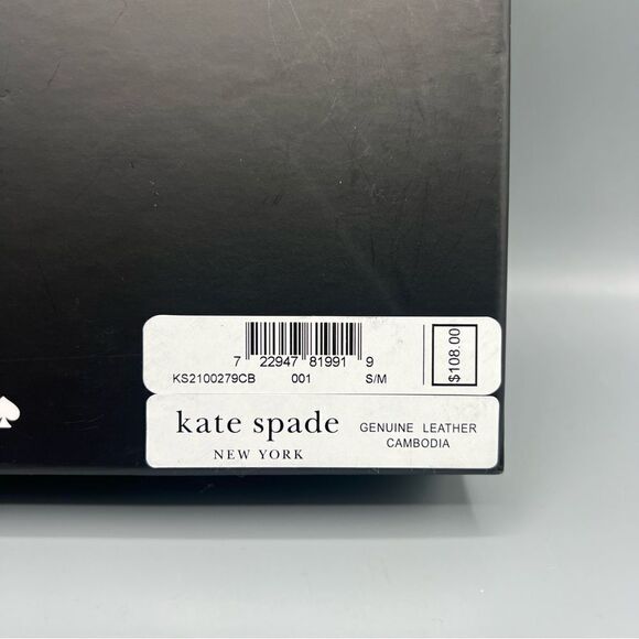 Kate Spade New York Leather Adjustable Bow Belt Bag Size S/M Black - Picture 4 of 4